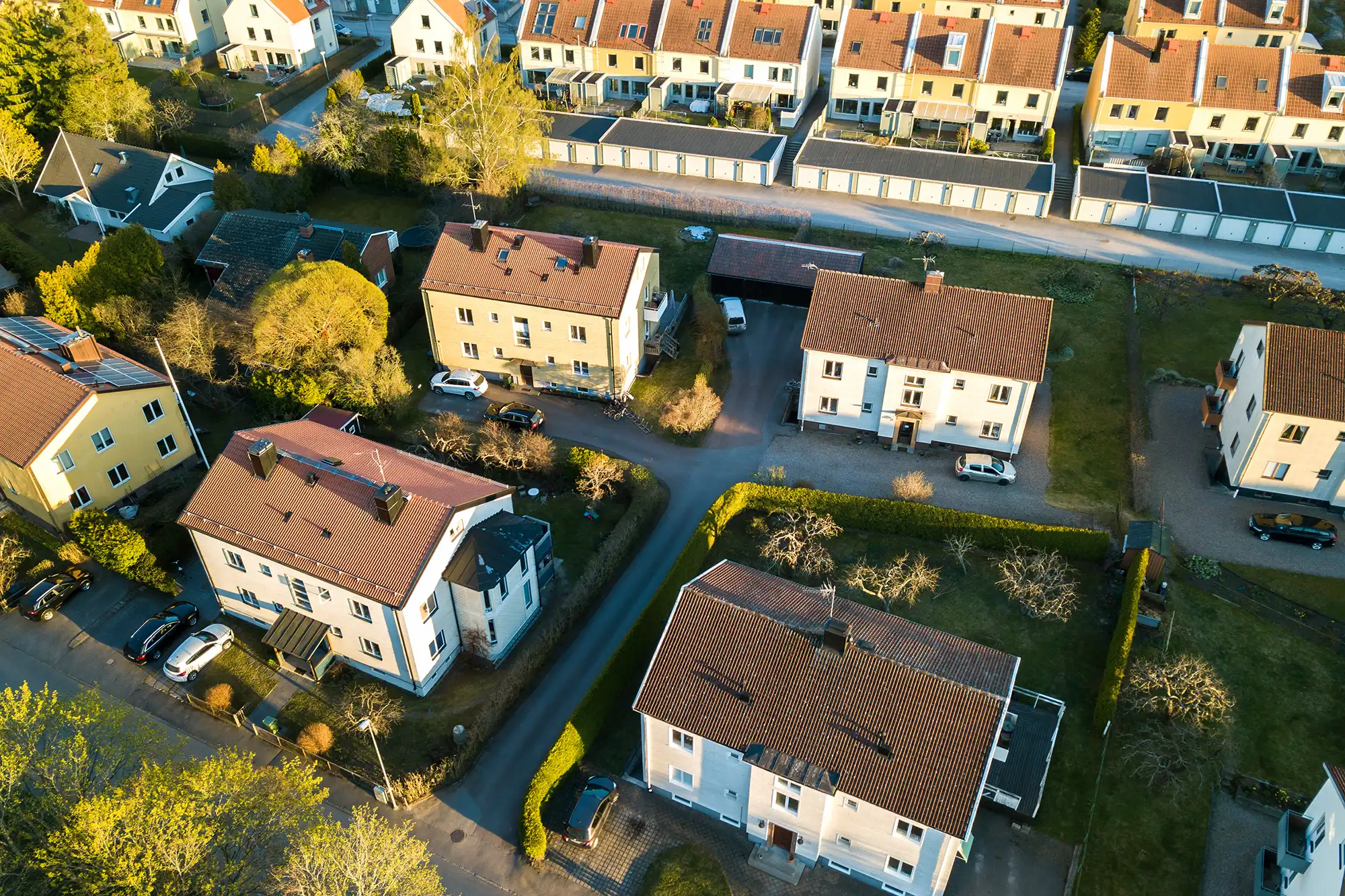 imh gmbh hausverwaltung bad kreuznach aerial view of residential houses